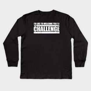 The Challenge MTV - Welcome to the Challenge (Distressed) Kids Long Sleeve T-Shirt